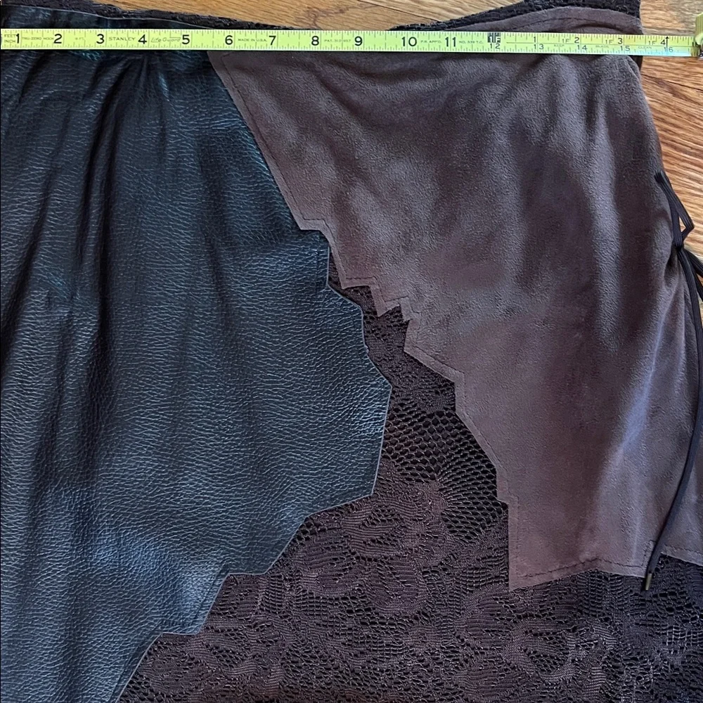 AlbertoMakaliBOHEMIANWesternEUC 2pieceFRINGE,SeudeLeatherLace.HeadTurningS:12/10 - Picture 8 of 16